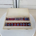 Stalwart Router Bit Set 1/4" Shank Assorted Woodworking W/ Case. Fixed Price $34.99.