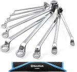 9 Pcs Double Box End 75 Degree Deep Offset Extra Long Wrench Tools 6-23MM. Fixed Price $55.00.