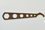 Unique Antique Hexagonal Nut Wrench Tool Patina (L4-A). Fixed Price $6.99.