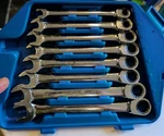 Cornwell Pc Racheting Wrench Set 8-18MM Original Holder. Fixed Price $119.99.