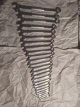 Craftsman Tool Combination Wrench Set From 6-32MM. Fixed Price $245.00.
