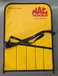 Vintage Mac Tools Red Vinyl Wrench Roll Pouch KB1112 For Set SCW11K (empty). Fixed Price $19.50.