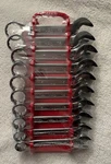 Mac Tools 10 Pc 12 Pt Metric Knuckle Saver Stubby Combo Wrench Set Made In Usa. Fixed Price $285.00.