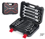 Eastvolt 12PC Flex-head Ratcheting Wrench Set Metric 8 19MM Cr-v. Fixed Price $39.99.