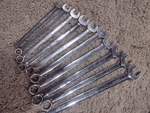 Snap-on Sae 10 Piece Wrench Set 5/16"-13/16". Fixed Price $300.00.