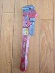 Heavy-duty Straight Pipe Wrench, 18" Sturdy Plumbing. Fixed Price $23.90.