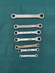 Craftsman,proto,blackhawk, K-d, 7 Pcs Ratchet Box Wrench Lot 5/8-3/4, 1/2-9/16,. Fixed Price $30.00.