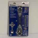 Kobalt 15 Pc Piece Multi Drive Dog Bone Universal Socket Wrench Set 1/4 3/8 1/2. Fixed Price $34.95.