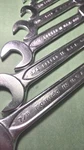 Vintage Open End Wrench Set Westline Brand 6 Piece. Fixed Price $45.99.