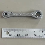 Mac Tools RW-80 Refrigeration Ratcheting Wrench 1/4" 9/16" Box End Usa. Fixed Price $14.00.