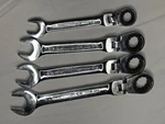 Set De Llaves Combinadas Bostitch Flex Head Ratcheting 1/2 5/8 11/16 3/4 .. Fixed Price $14.99.