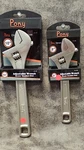 Pony Adjustable Wrench Set Jaw 1-1/8" & 10" 1-1/4" Vanadium Steel (BN7). Fixed Price $25.99.
