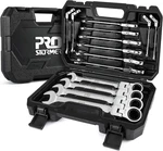 Prostormer 14-PIECE Metric Flex-head Ratcheting Wrench Set, 6-19MM Combination. Fixed Price $93.43.