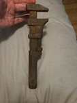 Antique Monkey Wrench. 10 Inch. Solid Steel. Great Collector Tool.. Fixed Price $15.00.