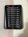 Snap-on Metric Combination Wrench Set 8PC 8-15MM Chrome Polished Finish Steel. Fixed Price $200.00.
