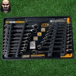 Gearwrench Sae/mm 90-TOOTH Pro Combination Ratcheting Tool Set 18-PIECE. Fixed Price $99.99.