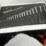 TY24216 John Deere Oem Metric Full-polished Wrench Set 19 Pieces. Fixed Price $499.00.