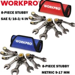 Workpro 8PC Flex-head Stubby Ratcheting Combination Wrench Set Sae/metric. Fixed Price $48.99.