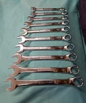 Lot Of 10 Eastman Tools M.m. Combination Wrenches Superkrome Series 9-18 Preown. Fixed Price $39.95.