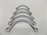 Cornwell Tools WBWMP5SF 5PC Sae 3/8-13/16 Half Moon Box Wrench Set, 12 Point Usa. Fixed Price $120.00.