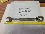 Blue Point BOER20 5/8 12PT Ratcheting Combination Wrench. Fixed Price $17.00.
