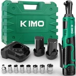 Kimo Cordless Electric Ratchet Wrench Set, 3/8" 40FT-LBS 2, Bottle Green. Fixed Price $109.99.