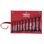 Proto JSCRM-10S 10-PIECE Chrome Combination Ratcheting Metric Spline Wrench Set. Fixed Price $204.97.