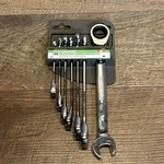 Pittsburgh Professional 7 Pc Piece Sae Ratcheting Combo Wrench Set 96654. Fixed Price $14.39.