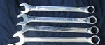 Lot 4 Craftsman Professional Combination Wrench 7/8", 13/16, 15/16'' 1'',. Fixed Price $69.00.