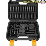 96PCS Chrome Vanadium Socket Set 3/8 Drive Impact Wrench High Torque W/ Case New. Fixed Price $75.98.