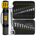 Toolguards Complete Ratcheting Wrench Set 33PCS Metric Standard Combina.... Fixed Price $297.26.
