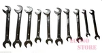 11PCS Double End Angle Head Set Sae 3/8" To 1" Opened Wrenches Cr-v. Fixed Price $59.99.