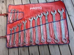Vintage Proto Professional 15 Pc 12 Point Wrench Set.. Fixed Price $155.00.