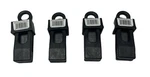 Homax Tarp Clip Fastener Jaw Grip Black Lot Of 4. Fixed Price $5.00.