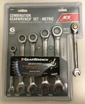 Ace Gearwrench Set-metric Pc, #2194694. Fixed Price $24.00.