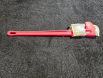 Steel Grip DR60692 36 Inch Pipe Wrench, Heavy Duty Heat Treated Alloy Red. Fixed Price $54.82.