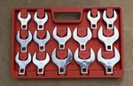 Grip Tools 14PC. 1/2" Drive Sae Jumbo Crowfoot Wrench Set. Fixed Price $45.00.