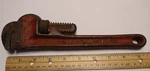 Craftsman 10" Straight Pipe Wrench Vintage Made Usa Red 55671 Heavy Duty. Fixed Price $18.89.