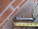 Mid 1940S Williams Superrench - Alloy Steel 9/16" & 5/8" Box End Wrench 6727 Usa. Fixed Price $16.62.