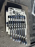 Sears Craftsman Usa Nos 8PC Metric Combination Wrench Set Case 45993 12 Pt. Fixed Price $69.95.