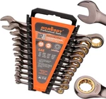 Horusdy 12-PIECE Sae Ratcheting Combination Wrench Set With Organizer, 72-TEETH. Fixed Price $49.99.