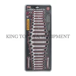 King 22PC Combination Wrench With Canvas Bag, Open-end Box-end Quality Hand Tool. Fixed Price $38.95.