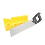 Greatneck BSB14 Mitre Box And Saw Set, 12 Inch One Size, Yellow. Fixed Price $35.99.