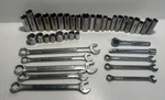Craftsman 40PC & Wrench Set Ratchet, Deep Standard Sockets. Fixed Price $49.00.