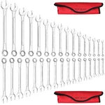 Rochoof Combination Wrench SET,33-PIECE Chrome Vanadium Steel 12-POIN. Fixed Price $79.17.