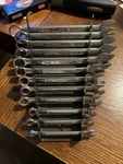 44625 Craftsman Usa 12-PIECE Va/vv Forged Combination Point Wrench Set. Fixed Price $107.96.