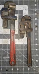 Lot (2) Proto 814HD Pipe Wrench 14" & Western Auto HR2438, 10" Usa, Vintage.. Fixed Price $13.80.