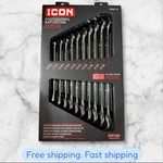 Icon WRAM-10 Professional Metric Ratcheting Wrench Set 64840 New Ship. Fixed Price $105.00.