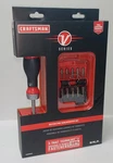 Craftsman V-series 18 Piece Ratcheting Screwdriver Set Assorted Bits CMHT68143V. Fixed Price $37.95.