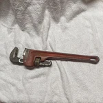 Craftsman Pipe Wrench 14IN Heavy Duty Red 55672 Vintage Made Usa. Fixed Price $16.75.
